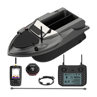 Łódź zanętowa FLYTEC V080 GPS + fishfinder